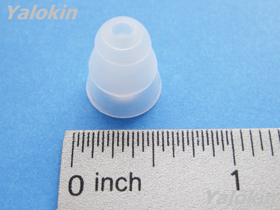 NICKSTON Earbud Tips For Shure E3c, E4c, E5c, SCL3, SCL4, SCL5 – Gray, Noise Isolating