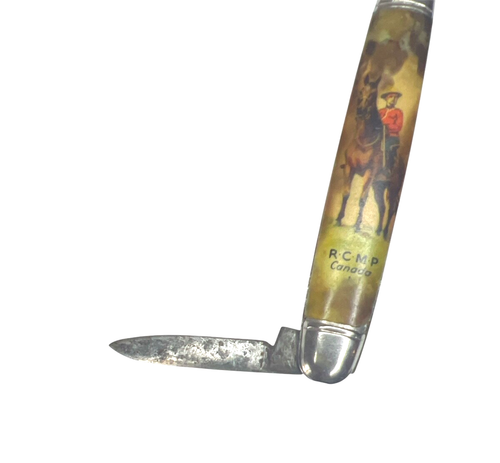 Richards Sheffield England RCMP Canada Mountie On Horse Pocket Knife Vintage - Picture 6 of 7