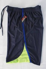 NEW Mens Athletic Shorts XL Blue Basketball Workout Running Pockets Gym