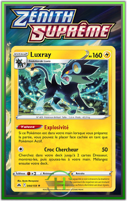 Luxray - EB12.5:Supreme Zenith - 044/159 - Französische Pokemon Karte Neu