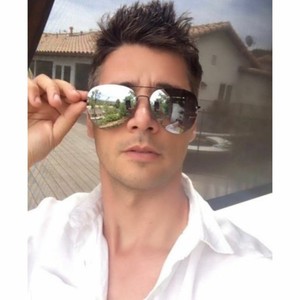 designer mirrored aviator sunglasses