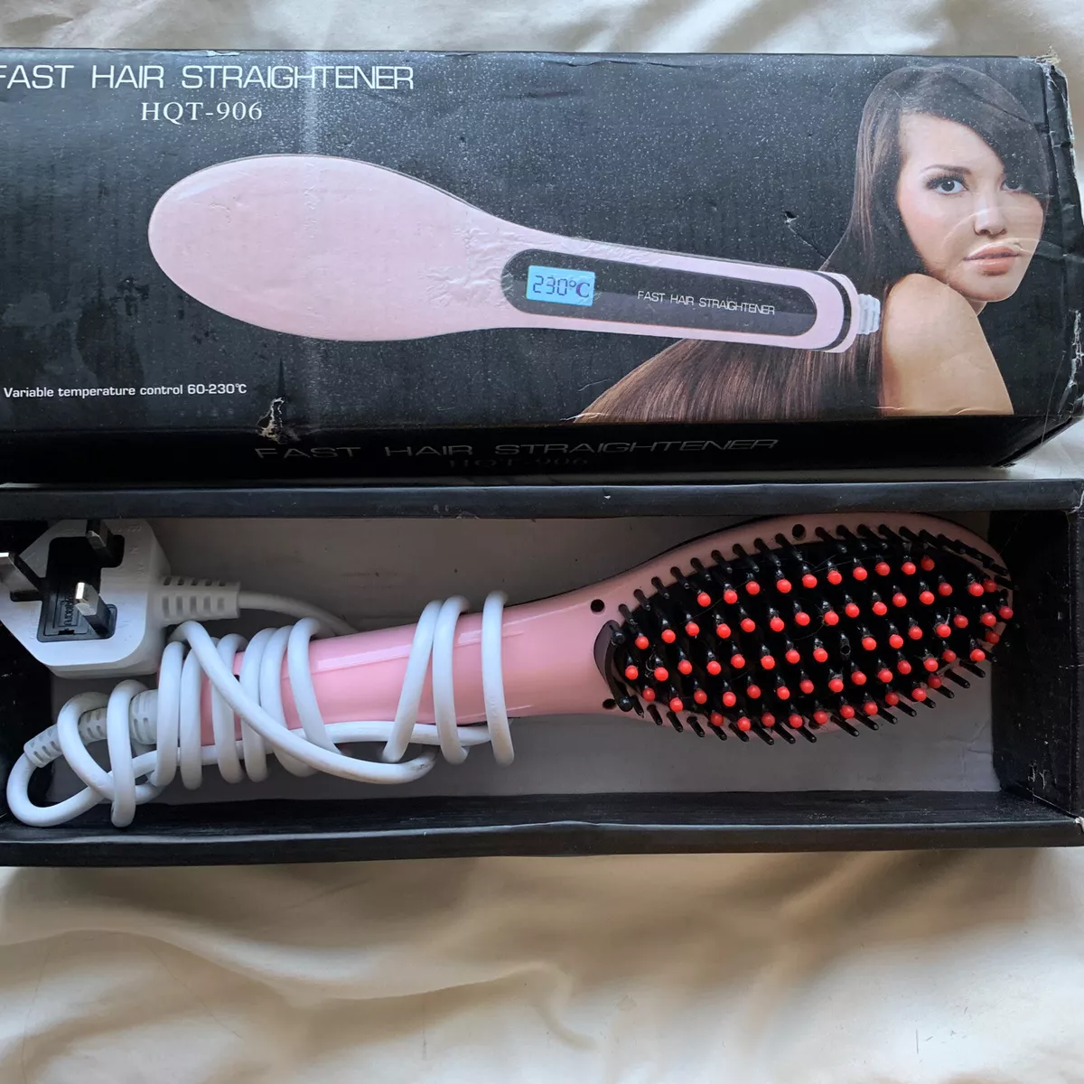 Fast hair straightener top brush hqt 906