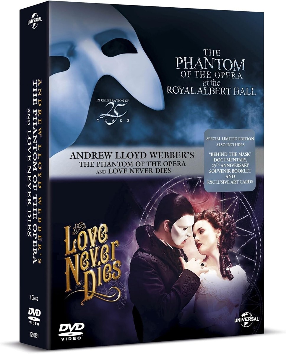 Phantom of the Opera Love Never Dies (Double Pack) [DVD] Brand