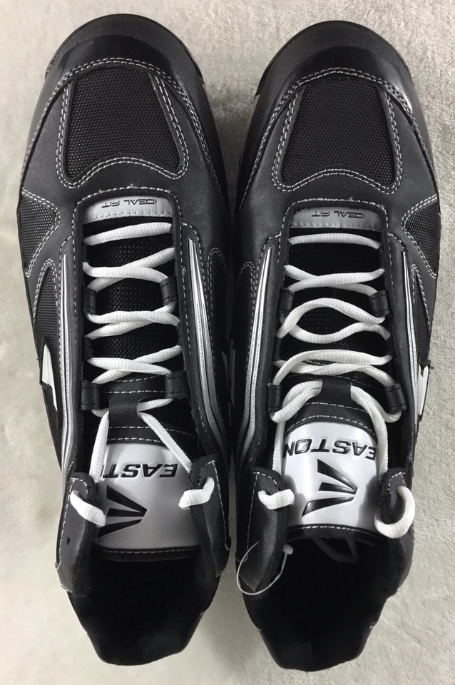 Botines de béisbol Easton para hombre 13 Phantom Mid Metal espigas negras M33557 $70 Foto 3 de 4