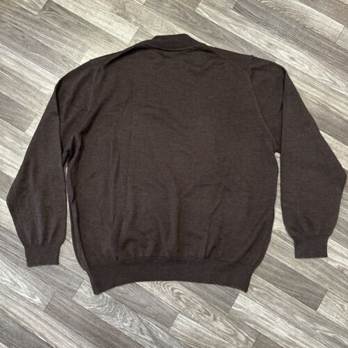 Vintage John W. Nordstrom Woll Rollkragen Pullover; Herren XL; Made in Italy; Braun - Bild 2 von 8