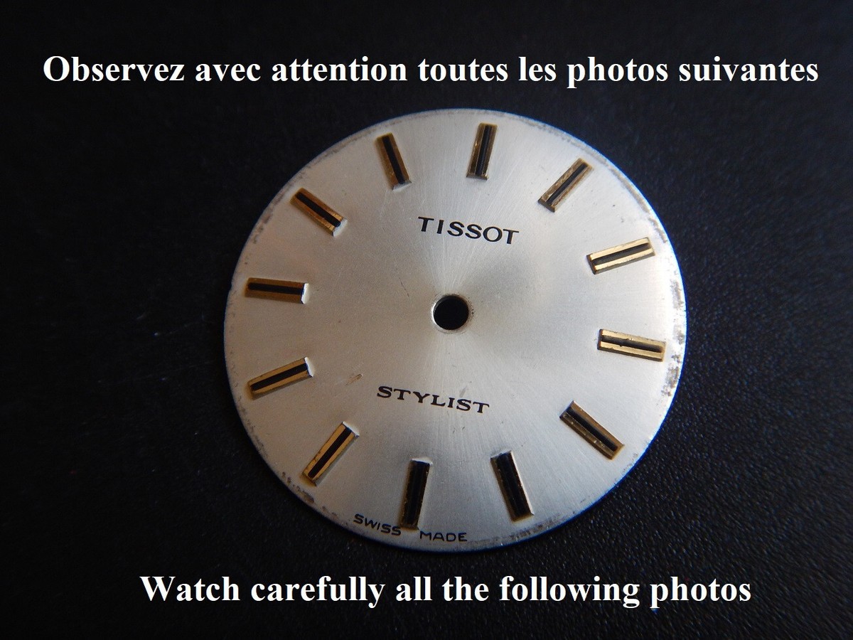 RARE MONTRE FEMME Tissot Stylist Rectangulaire A Mécanique Plaquée Or