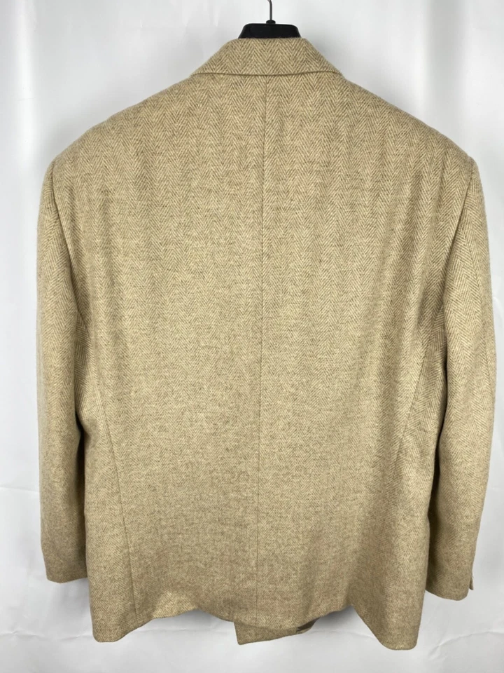 Valentino Uomo Herringbone Wool-Angora Blazer size 54 - Image 2 of 4