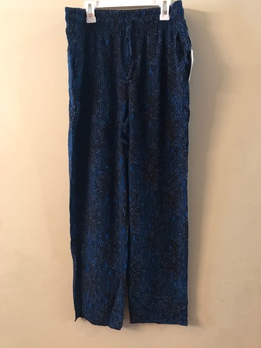 Blue Tapered Leg Casual Pants Large 