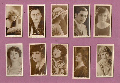 10 Rare Cigarette cards Hills Movie Film stars 1931 Catalogue value  45.oo  #188 | eBay