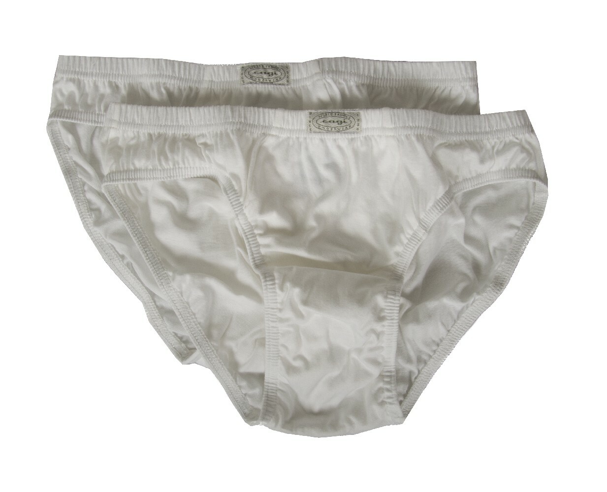Lote de 2 braguitas de algodón para hombre CAGI artículo 1244 MINI SLIP