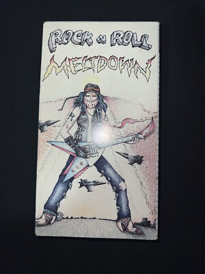 RARE 80s Rock N Roll Meltdown 1988 VHS Scorpions KISS Warlock Bon Jovi L.A. Guns