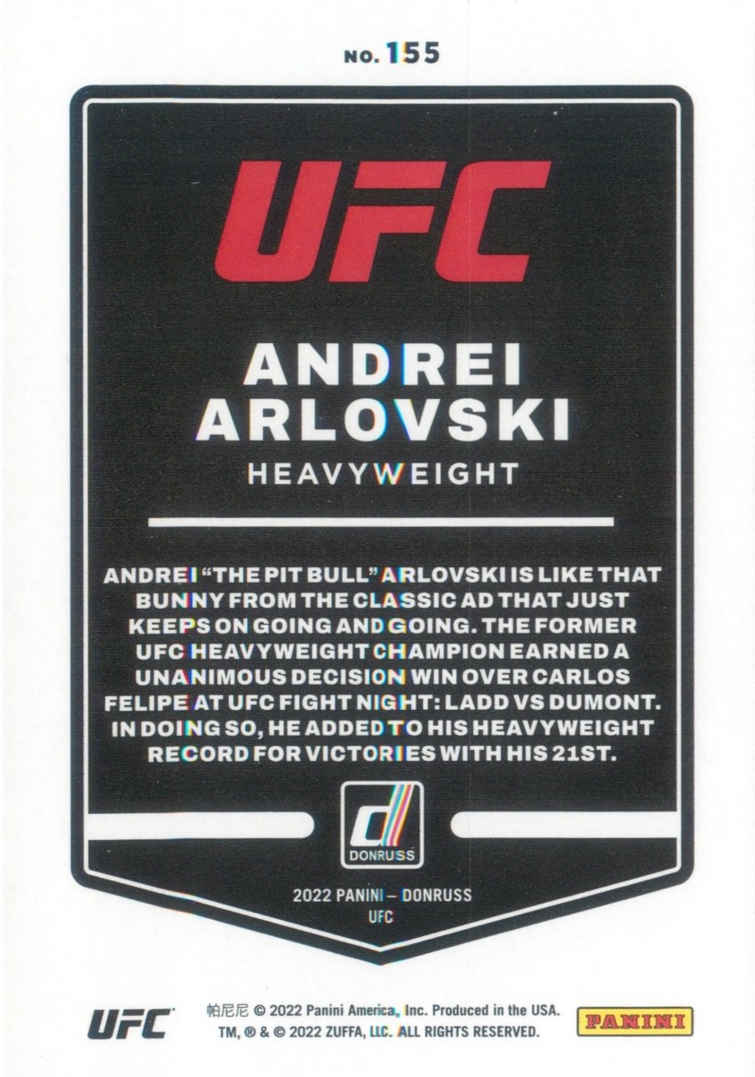 Andrei Arlovski : biographie, parcours en MMA et palmarès UFC