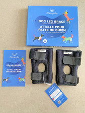 Merrymilo Dog Leg Brace for Dog's Knee Arthritis Medium 1 Pair Black NEW