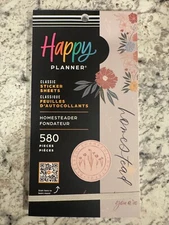 Happy Planner Sticker Book - Homesteader 580 Pieces 