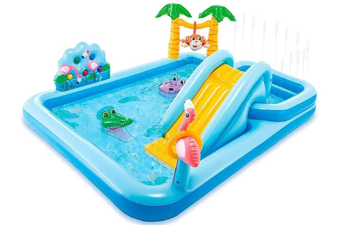 Piscinas inflables Familiares de tamaño Completo de 244 * 198 * 71 cm, Piscina