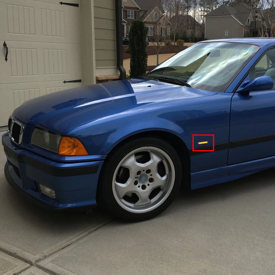 2x Led Seitenblinker Blinker für BMW 3er E36 Facelift FL | ab.1997-1999 | X5 E53 - Bild 3 von 4