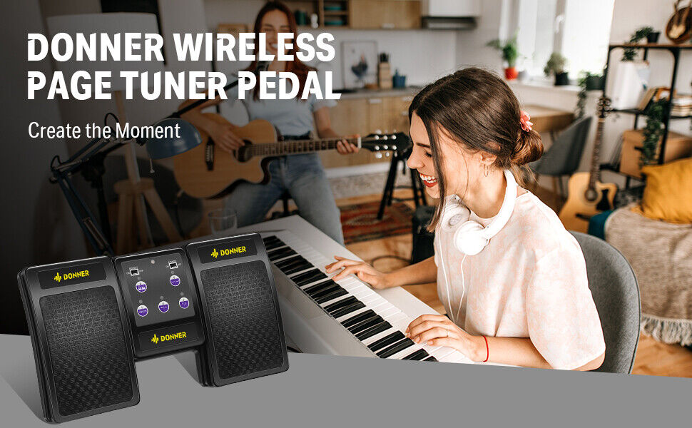 Wireless Page Turner Bluetooth Automatic Universal Score Page