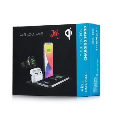 Multi-function Wireless Charger Charging Station Dock Stand For iPhone /Samsung