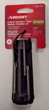 Husky 629-373 8 Piece Security Torx Radial Folding Key Set