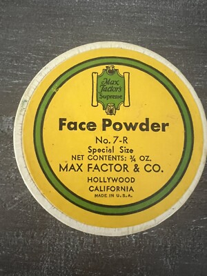 Vintage Max Factor Face Powder