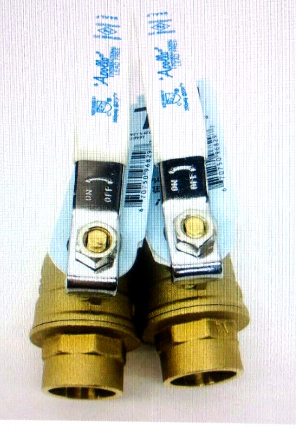 (2 Pcs)Apollo Valves 3/4" Sweat Brass Ball Valve 94ALF-204-01A 600 CWP Lead Free