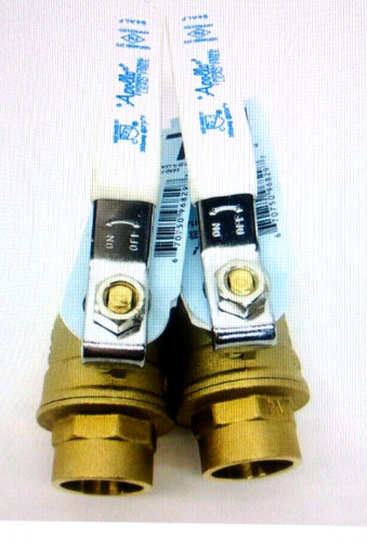 (2 Pcs)Apollo Valves 3/4" Sweat Brass Ball Valve 94ALF-204-01A 600 CWP Lead Free