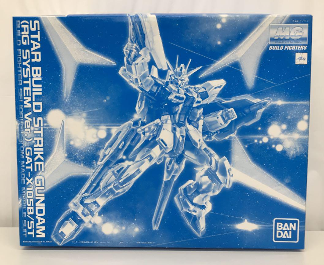 Bandai MG 1/100 Star Build Strike Gundam RG system Ver. GAT-X105B