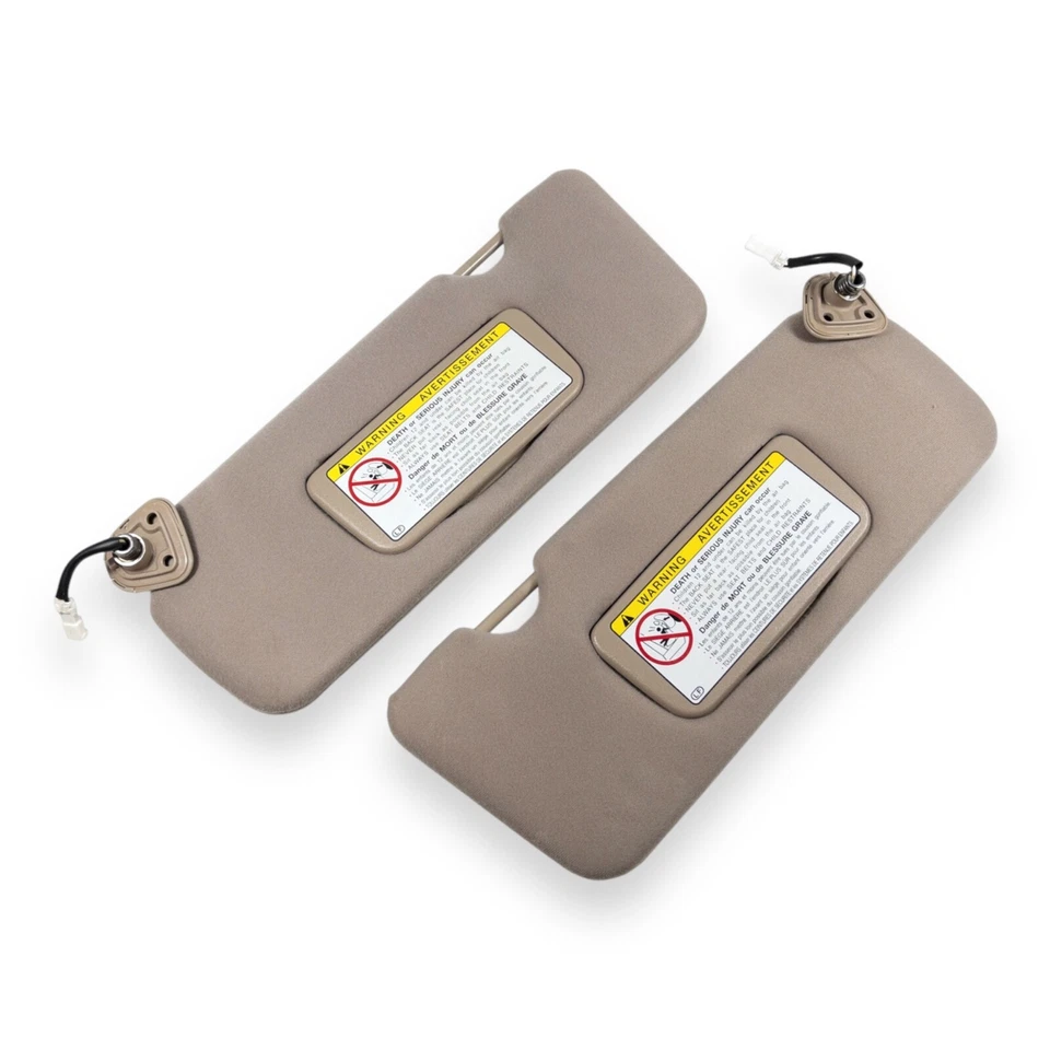 Par de parasoles laterales para conductor y pasajero Lexus ES300 1999-2001 marrón claro Foto 2 de 4