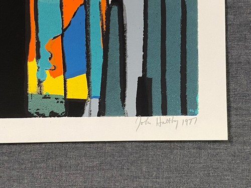John Hultberg Witness 1977 Signed Limited Edition Silkscreen 30" x 27" - Picture 4 of 5
