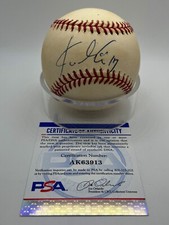 Kazuhisa Ishii Los Angeles Dodgers Signed Autograph Official Baseball PSA DNA *3