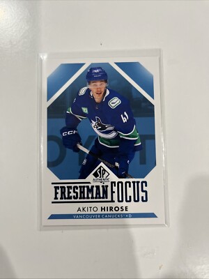 2023-24 SP Authentic - Freshman Focus Blue #FF-35 Akito Hirose