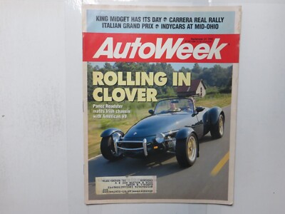 Autoweek Magazine September 21, 1992 Panoz Roadster, King Midget, NASCAR 6B