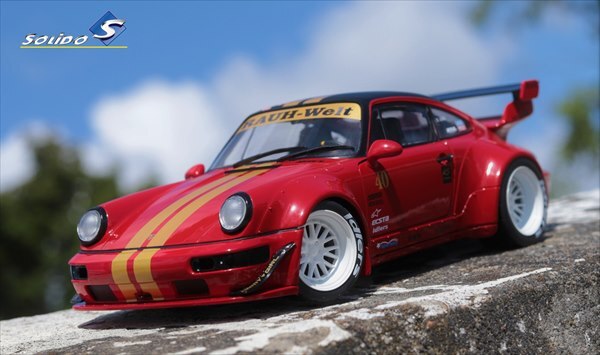 Mini Car 1/18 2021 Porsche 964 Rwb Rauh Welt Red Meta Color