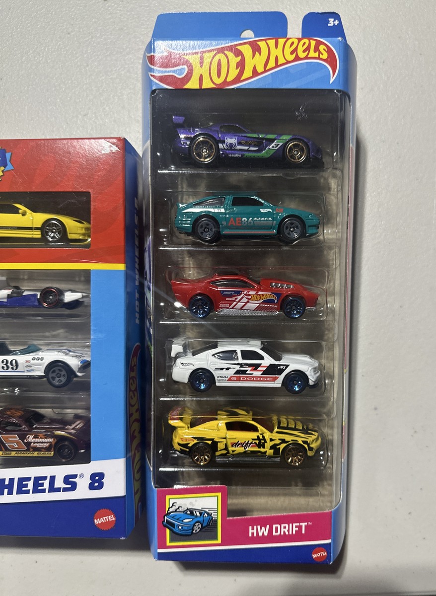 Hot Wheels 8 Include & 5 Pack Nissan Toyota Syclones AE86