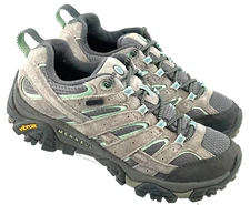 Merrell J06028 Moab 2 Drizzle Mint/Gray Lace Up Hiking Sneaker Shoes Women's 8