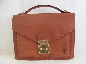 Auth TT11 LOUIS VUITTON Epi Monceau M52123 handbag vintage from Japan