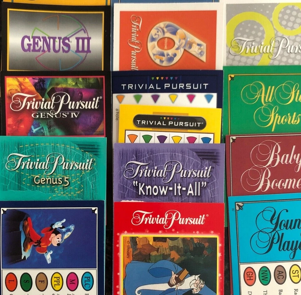 Trivial Pursuit Cards Pick 100 Card Decks As Low As 1.80 Each w HUGE Selection  - Image 4 of 4