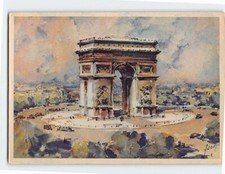 Postcard Arc de Triomphe de l Étoile Paris France