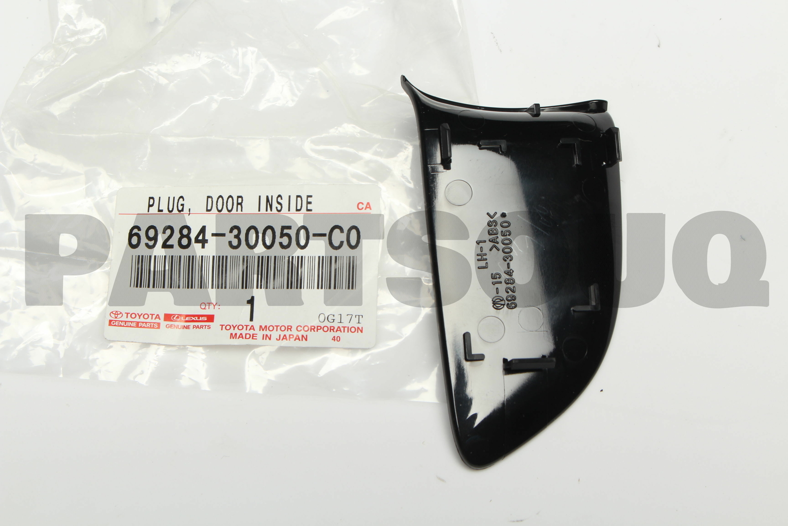 6928430050C0 Genuine Toyota PLUG, FRONT DOOR INSIDE HANDLE BEZEL 