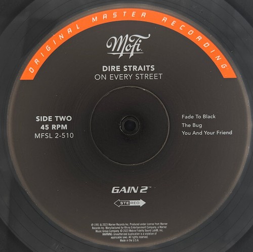 MOFI 2-510 DIRE STRAITS ON EVERY STREET 2LP 45rpm numbered 2024 RELEASE new! - Bild 9 von 10