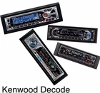 Kenwood Recode Decode Unlock Service For Lost Codes Or Lost Blue Fobs