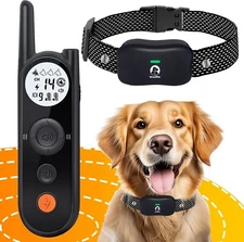 MIMOFPET Wireless Dog Fence System with Training Remote - Up to 3500ft Adjust...