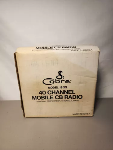 Cobra Model 19 XS 40 Channel Mobile CB Radio New Open Box No Manual