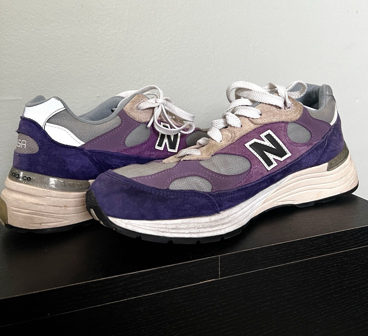 New Balance 992 スニーカー グレー/パープル/ターコイズ New Balance 992 スニーカー グレー/パープル/ターコイズ