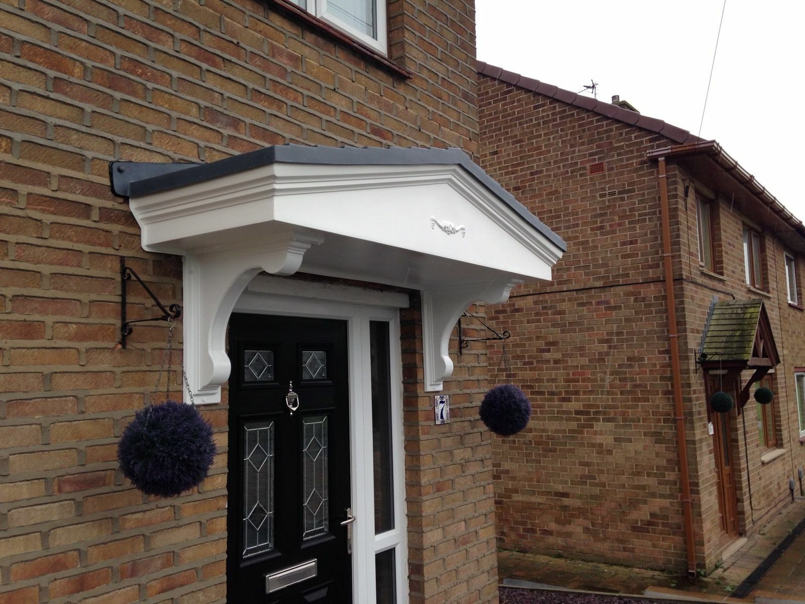 OAK Pacific S Over Door Porch Canopy GRP Fibreglass Front Entrance Door Canopy. eBay