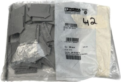 40x PHOENIX CONTACT Deckel D-UK 4/10