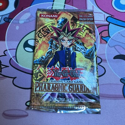 Yugioh TCG! SEALED Pharaonic Guardian 1st Edition Booster Pack LIGHT