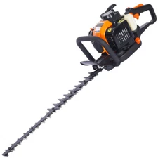 26cc 2-Cycle Gas Powered Hedge Trimmer Double Sided Blade 24" Recoil Gasoline 