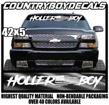 Holler Boy American Flag 42 Vinyl Decal Sticker Diesel Truck Country Hb Car Holler Boy American Flag 42 Vinyl Decal Sticker Diesel Truck Country Hb Car