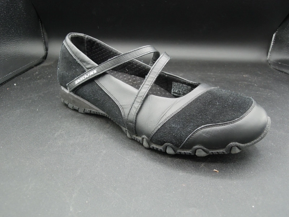 Skechers Women s Mary Janes Pull On Size 9.5 Black H L 17